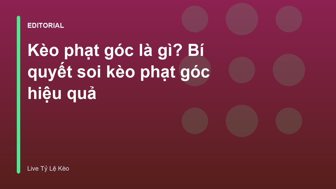 Người chơi đang phân tích kèo phạt góc trong trận đấu bóng đá